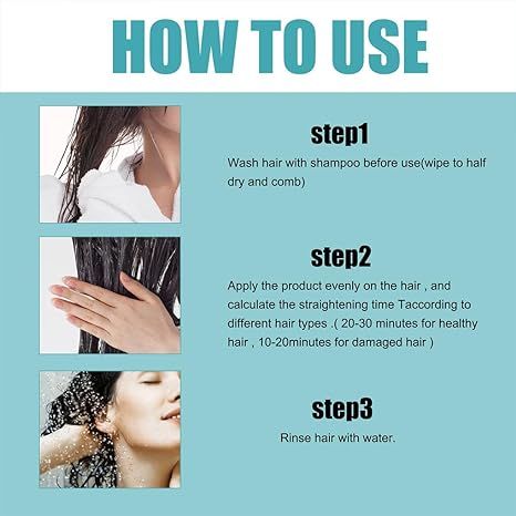 Hair Straightener Cream Silk & Gloss Straightening Protein